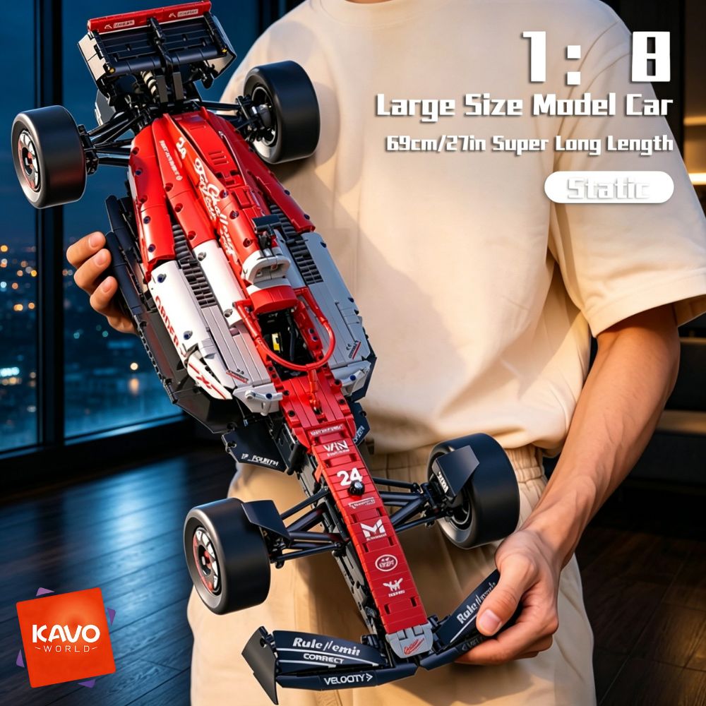 Home Improvement Man - KAVOWORLD Formuła Czerwono-Biały Super Samochód Sportowy