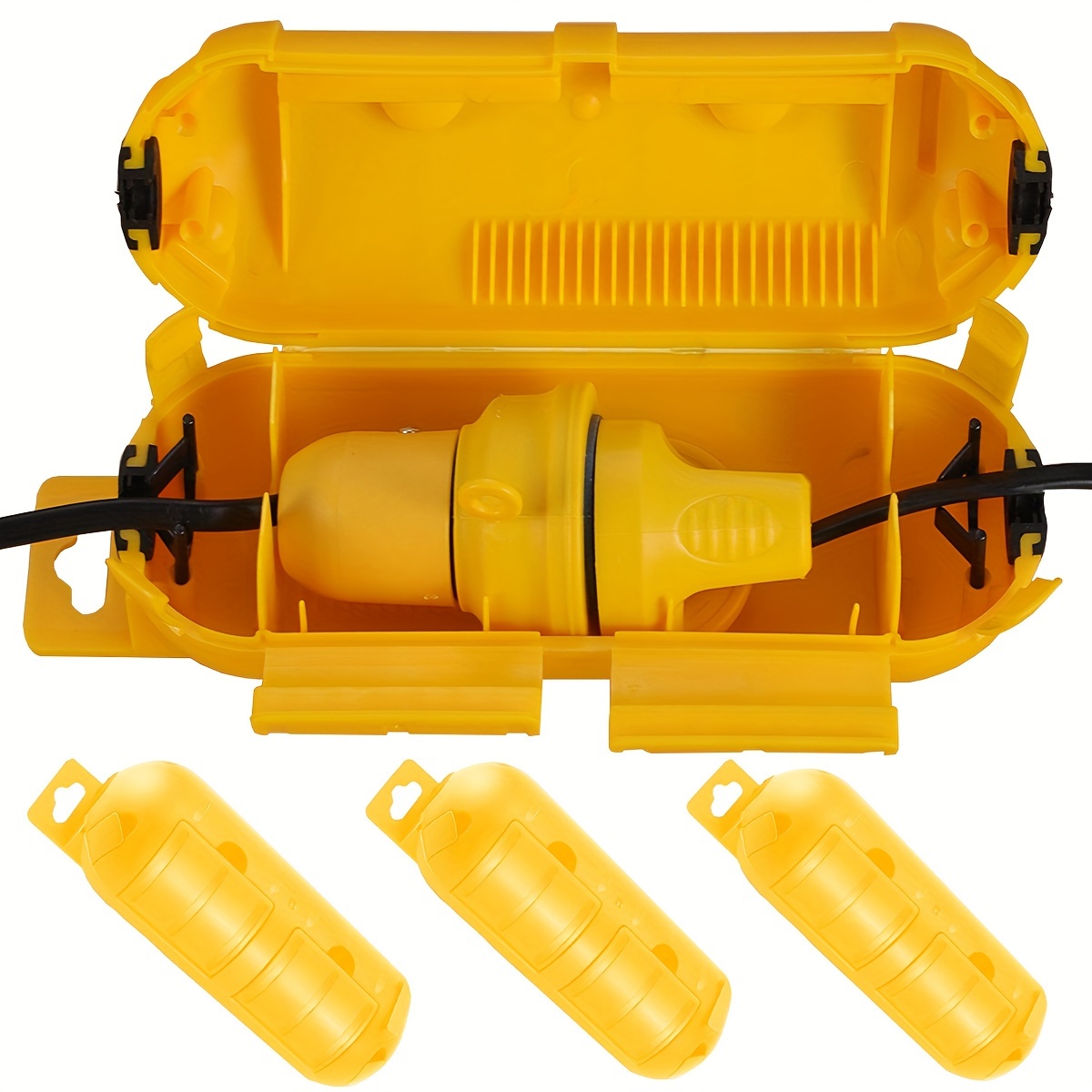 Przedłużacz z żółtym przewodem – Electrical Outlet Cover recenzja i cena